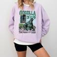 Godzilla Ocean Scene Comic Book Illustration Movie Monster Comfort Colors Sweatshirt Crimson Godzilla Ocean Scene Comic Book Illustration Movie Monster Comfort Colors Sweatshirt Crimson
