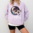 Good Book Is Out Of This World Astronaut Space Comfort Colors Sweatshirt Crimson