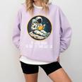 Good Book Is Out Of This World Space Reading Lover Comfort Colors Sweatshirt Crimson