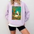 Groovy Ghost Reading Book Cat Halloween Ghost Teacher Comfort Colors Sweatshirt Crimson Groovy Ghost Reading Book Cat Halloween Ghost Teacher Comfort Colors Sweatshirt Crimson