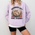 Groundhog Day Librarian Book Lover Reader Library Comfort Colors Sweatshirt Crimson Groundhog Day Librarian Book Lover Reader Library Comfort Colors Sweatshirt Crimson