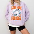 Halloween Book Lover Ghost Boo Pun Read More Boooks Comfort Colors Sweatshirt Crimson Halloween Book Lover Ghost Boo Pun Read More Boooks Comfort Colors Sweatshirt Crimson