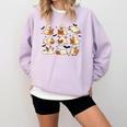 Halloween Ghost Book Lover Comfort Colors Sweatshirt Crimson Halloween Ghost Book Lover Comfort Colors Sweatshirt Crimson