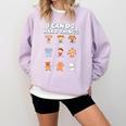 I Can Do Hard Things Children's Book Characters Comfort Colors Sweatshirt Crimson