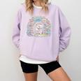 Hedgehog Reading Book Lake Scenery Reading Comfort Colors Sweatshirt Crimson