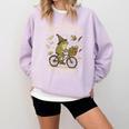 On My Way To Hoard Books And Cause Chaos Tom Foolery Frog Comfort Colors Sweatshirt Crimson