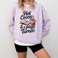 Hot Cocoa And a Page Turner Book Lovers Hot Chocolate Comfort Colors Sweatshirt Crimson Hot Cocoa And a Page Turner Book Lovers Hot Chocolate Comfort Colors Sweatshirt Crimson