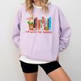 I'm With The Banned Books – Book Lover Librarian Reading Comfort Colors Sweatshirt Crimson I'm With The Banned Books – Book Lover Librarian Reading Comfort Colors Sweatshirt Crimson