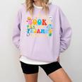 If It Involves Books And Pajamas Count Me In Reading Comfort Colors Sweatshirt Crimson