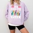 It's Book Fair Week Comfort Colors Sweatshirt Crimson