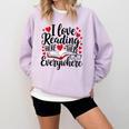 Its A Good Day To Read Book Across America Kids Comfort Colors Sweatshirt Crimson