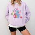 Its A Good Day To Read A Book Cute Elephant And Pig Edition Comfort Colors Sweatshirt Crimson Its A Good Day To Read A Book Cute Elephant And Pig Edition Comfort Colors Sweatshirt Crimson