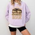 It’s a Good Day To Read a Book Lovers Library Reading Comfort Colors Sweatshirt Crimson