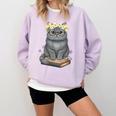 Just A Girl Who Loves Cats & Books Bookish Women Comfort Colors Sweatshirt Crimson Just A Girl Who Loves Cats & Books Bookish Women Comfort Colors Sweatshirt Crimson