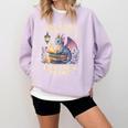 Just a Girl Who Loves Cute Dragons And Books Comfort Colors Sweatshirt Crimson