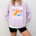 Just A Girl Who Loves Dogs And Books Reading Dog Puppy Lover Comfort Colors Sweatshirt Crimson Just A Girl Who Loves Dogs And Books Reading Dog Puppy Lover Comfort Colors Sweatshirt Crimson