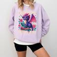 Just a Girl Who Loves Dragons And Books Dragon Comfort Colors Sweatshirt Crimson Just a Girl Who Loves Dragons And Books Dragon Comfort Colors Sweatshirt Crimson