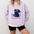 Just a Girl Who Loves Dragons And Books Fantasy Comfort Colors Sweatshirt Crimson