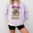 Just A Girl Who Loves Reading Books Comfort Colors Sweatshirt Crimson Just A Girl Who Loves Reading Books Comfort Colors Sweatshirt Crimson