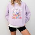 Just One More Chapter Skeleton Reading Book Bookworm Reader Comfort Colors Sweatshirt Crimson