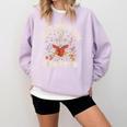 Just One More Chapter Skeleton Reading Book Lover Comfort Colors Sweatshirt Crimson