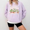 I Just Want To Read Books And Buy More Plants Comfort Colors Sweatshirt Crimson