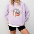 I Just Want To Read Books And Pet Cats Cat And Book Comfort Colors Sweatshirt Crimson I Just Want To Read Books And Pet Cats Cat And Book Comfort Colors Sweatshirt Crimson