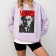 Kafka Franz Portrait Books And Literature Comfort Colors Sweatshirt Crimson