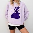 Kawaii Fairy Bookish Book Lover Library Read Comfort Colors Sweatshirt Crimson