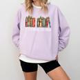 If You Know You Know 6 7 Reading Books Christmas 67 Meme Comfort Colors Sweatshirt Crimson