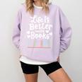 Librarian Library Books Reading Reader Comfort Colors Sweatshirt Crimson Librarian Library Books Reading Reader Comfort Colors Sweatshirt Crimson