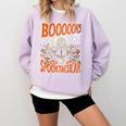Library Halloween Book Lover Ghost With Books Comfort Colors Sweatshirt Crimson Library Halloween Book Lover Ghost With Books Comfort Colors Sweatshirt Crimson