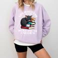 Life Is Better With Books Cats & Coffee Librarian Book Lover Comfort Colors Sweatshirt Crimson Life Is Better With Books Cats & Coffee Librarian Book Lover Comfort Colors Sweatshirt Crimson