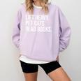 Lift Heavy Pet Cats Read Books Gym Workout Weight Lifter Comfort Colors Sweatshirt Crimson Lift Heavy Pet Cats Read Books Gym Workout Weight Lifter Comfort Colors Sweatshirt Crimson