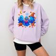 Little Ghost Coffee Tee Spooky Season Ghost Reading Book Comfort Colors Sweatshirt Crimson
