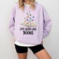Live Laugh & Love Books Reading Butterfly Book Lover Bookish Premium Comfort Colors Sweatshirt Crimson Live Laugh & Love Books Reading Butterfly Book Lover Bookish Premium Comfort Colors Sweatshirt Crimson