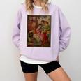 Louisa May Alcott Coming Of Age Novel Little Women Book Cover Small Comfort Colors Sweatshirt Crimson Louisa May Alcott Coming Of Age Novel Little Women Book Cover Small Comfort Colors Sweatshirt Crimson