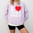 I Love Fairy Smut Book Lover Saying Comfort Colors Sweatshirt Crimson I Love Fairy Smut Book Lover Saying Comfort Colors Sweatshirt Crimson