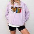 Love Reading Book Librarian Across America Men Women Kids Comfort Colors Sweatshirt Crimson