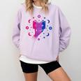 Magic Bi-Pride Book Of Cosmic Energy Comfort Colors Sweatshirt Crimson