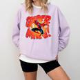 Marvel Spider-Man Peter Parker Comic Book Letter Logo Comfort Colors Sweatshirt Crimson