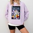 Marvel Universe Classic Dazzler Light Power Comic Book Cover Comfort Colors Sweatshirt Crimson