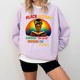 Melanin Honoring Past Inspiring Pride Book Month Comfort Colors Sweatshirt Crimson