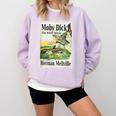 Moby Dick Book Cover Illustration Comfort Colors Sweatshirt Crimson Moby Dick Book Cover Illustration Comfort Colors Sweatshirt Crimson
