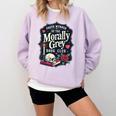 Morally Grey Merch Dark Romance Romantasy Smutty Book Lover Comfort Colors Sweatshirt Crimson Morally Grey Merch Dark Romance Romantasy Smutty Book Lover Comfort Colors Sweatshirt Crimson