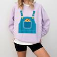 Mouse Halloween Costume Book Cookie Teacher Student Comfort Colors Sweatshirt Crimson