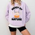 Nerdy By Nature Chibi Cute Book Lover Comfort Colors Sweatshirt Crimson Nerdy By Nature Chibi Cute Book Lover Comfort Colors Sweatshirt Crimson