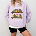 I Have NO Shelf Control Book Lover Comfort Colors Sweatshirt Crimson