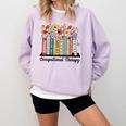 Occupational Therapy Wildflower Book OT Therapist Assistant Comfort Colors Sweatshirt Crimson Occupational Therapy Wildflower Book OT Therapist Assistant Comfort Colors Sweatshirt Crimson