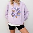 Octopus Book Reader Comfort Colors Sweatshirt Crimson